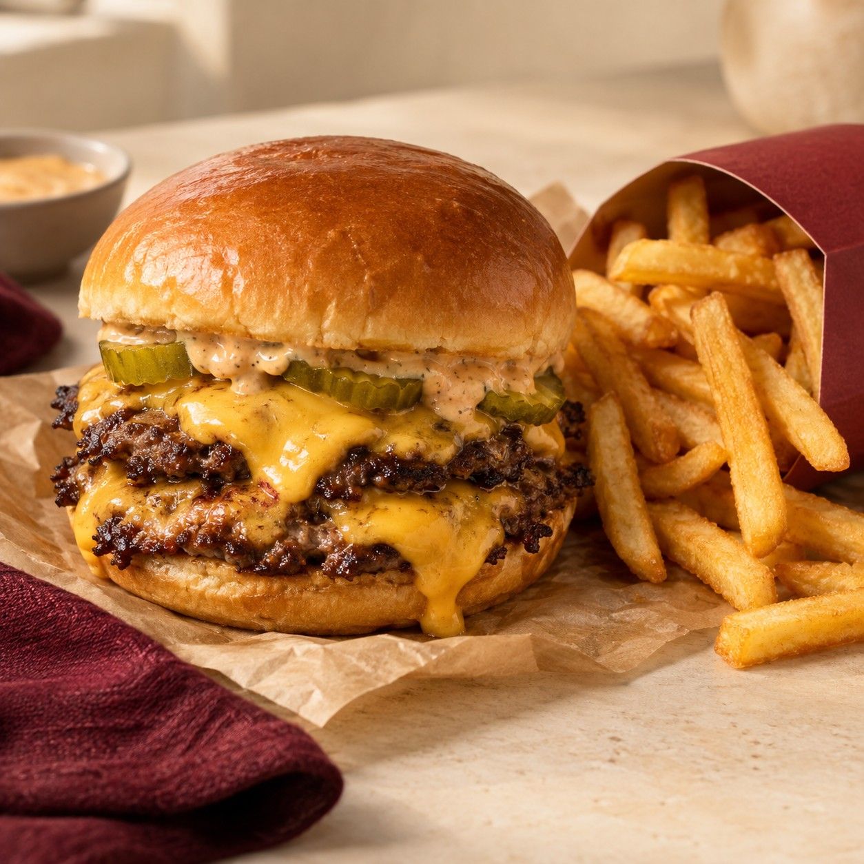 Double Smash Burger